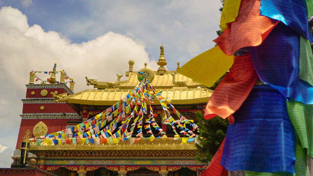 Inside China's most technologically-advanced city, you'll find Tibetan temples