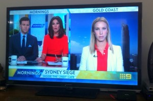 Claire on TV