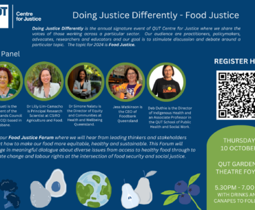 Event:  “Doing Justice Differently” – Food Justice