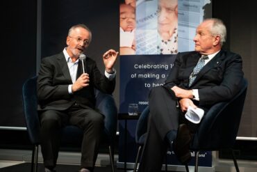 Andrew Denton and Justice Peter Applegarth AM
