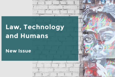 Artwork for Law, Technology and Humans publication