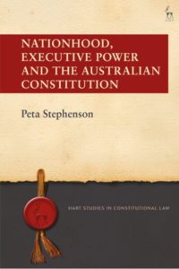 Cover art for Nationhood, Executive Power and the Australian Constitution