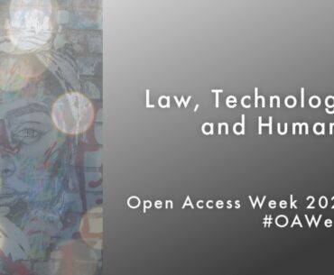 Law, Technology and Humans artwork for Open Access Week 2023