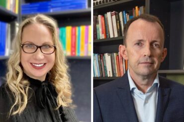 Divna Haslam and Ben Mathews