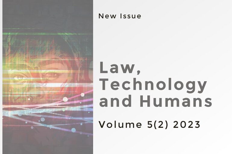 artwork for Law, Technology and Humans Volume 5