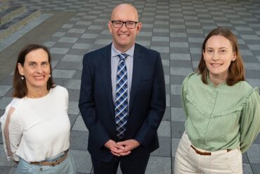 Lindy Willmott, Ben White and Rachel Feeney