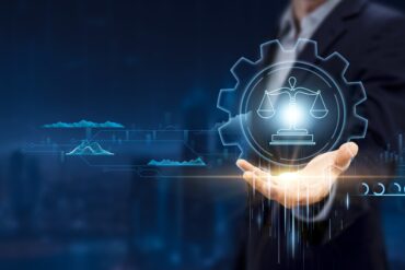 Digital abstract art for Ian Freckelton public lecture