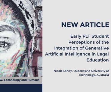 Law, Technology and Humans artwork