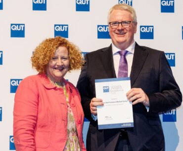 Michael with Vice-Chancellor