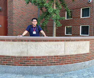 Simon Li at Harvard in Boston